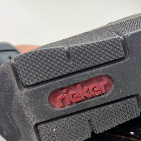 Rieker black slip on loafer shoe - Picture 13 of 14